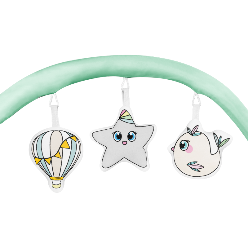 Lionelo Flower Turquoise — Bettchen 3in1