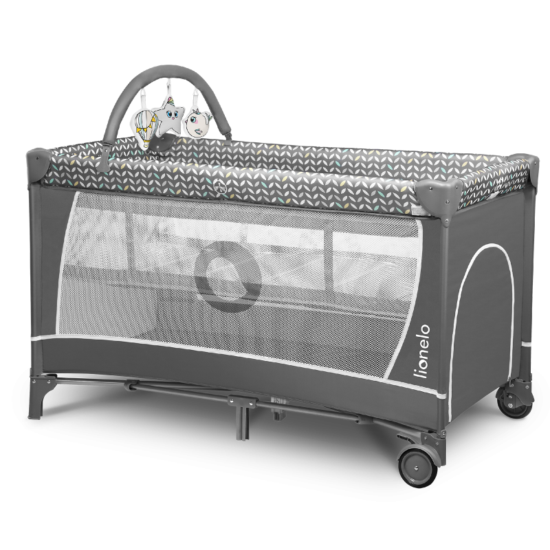 Lionelo Flower Grey Scandi — Bettchen 3in1