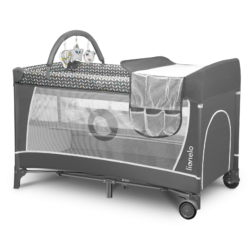 Lionelo Flower Grey Scandi — Bettchen 3in1