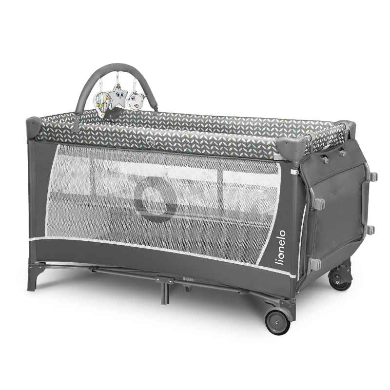 Lionelo Flower Grey Scandi — Bettchen 3in1
