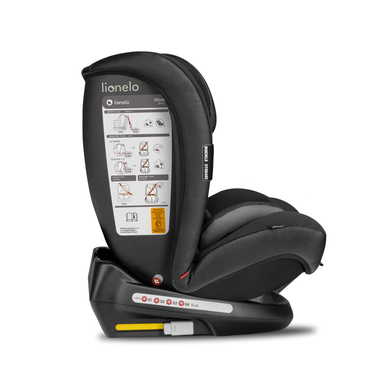 Lionelo Oliver Black — Kindersitz 9-36 kg