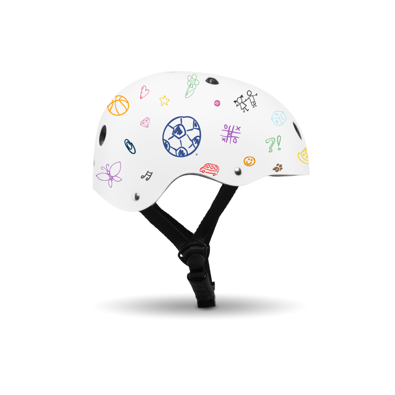 Lionelo Helmet White — Fahrradhelm