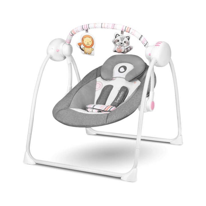 Lionelo Ruben Grey Rose — babyliegestühle