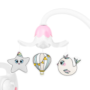 Lionelo Robin Pink — Babywippe
