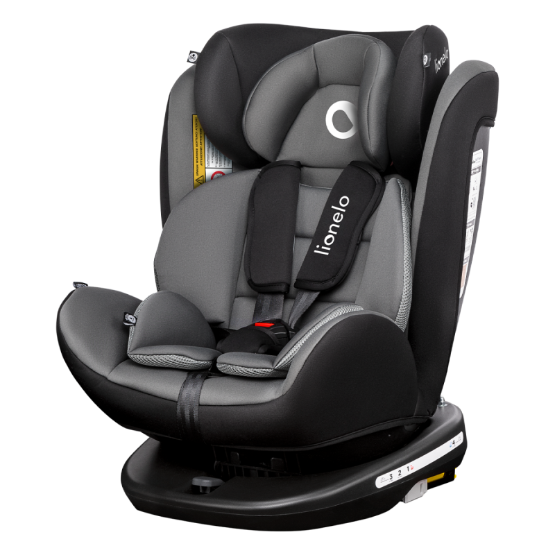 Lionelo Bastiaan Grey Black — Kindersitz 0-36 kg