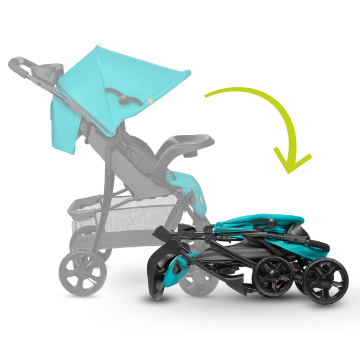 Lionelo Emma Plus Vivid Turquoise — Buggy