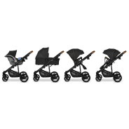 Lionelo Mari Tour 3in1 Black Onyx — Kombikinderwagen