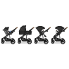 Lionelo Mari Tour 3in1 Black Onyx — Kombikinderwagen