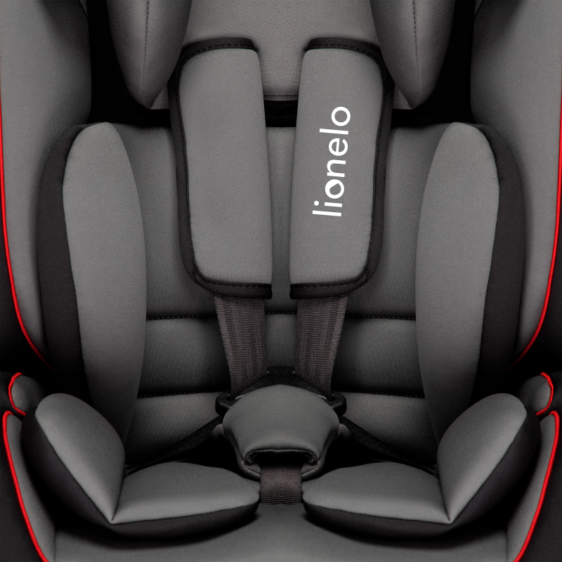 Lionelo Levi Simple Sporty Black — Autokindersitz 9-36 kg