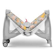 Lionelo Stefi Plus Pink Yellow — Bettchen 2in1