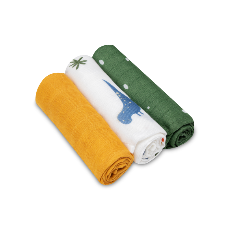Lionelo Bamboo Set Dino — Set Bambuswindeln