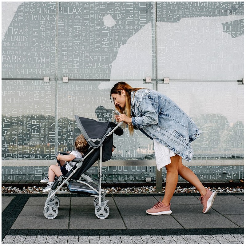 Lionelo Irma Black/Dark Grey — Buggy