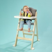 Lionelo Floris White Natural — Hochstuhl