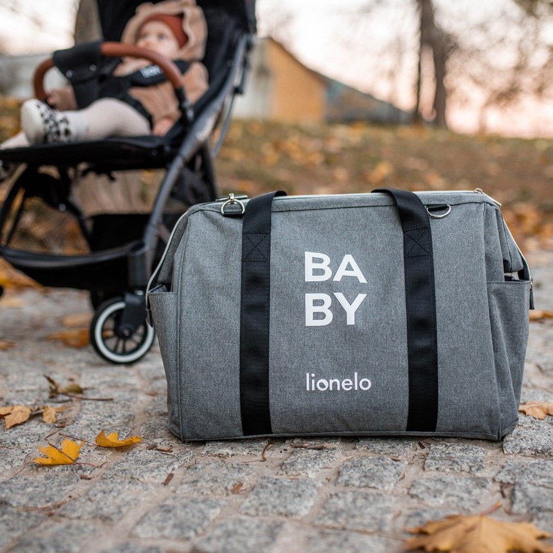Lionelo Ida Grey Concrete — Kinderwagentasche