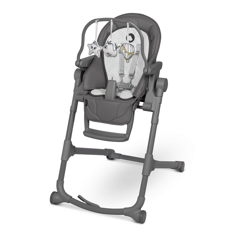 Lionelo Cora Plus Grey Stone — Hochstuhl