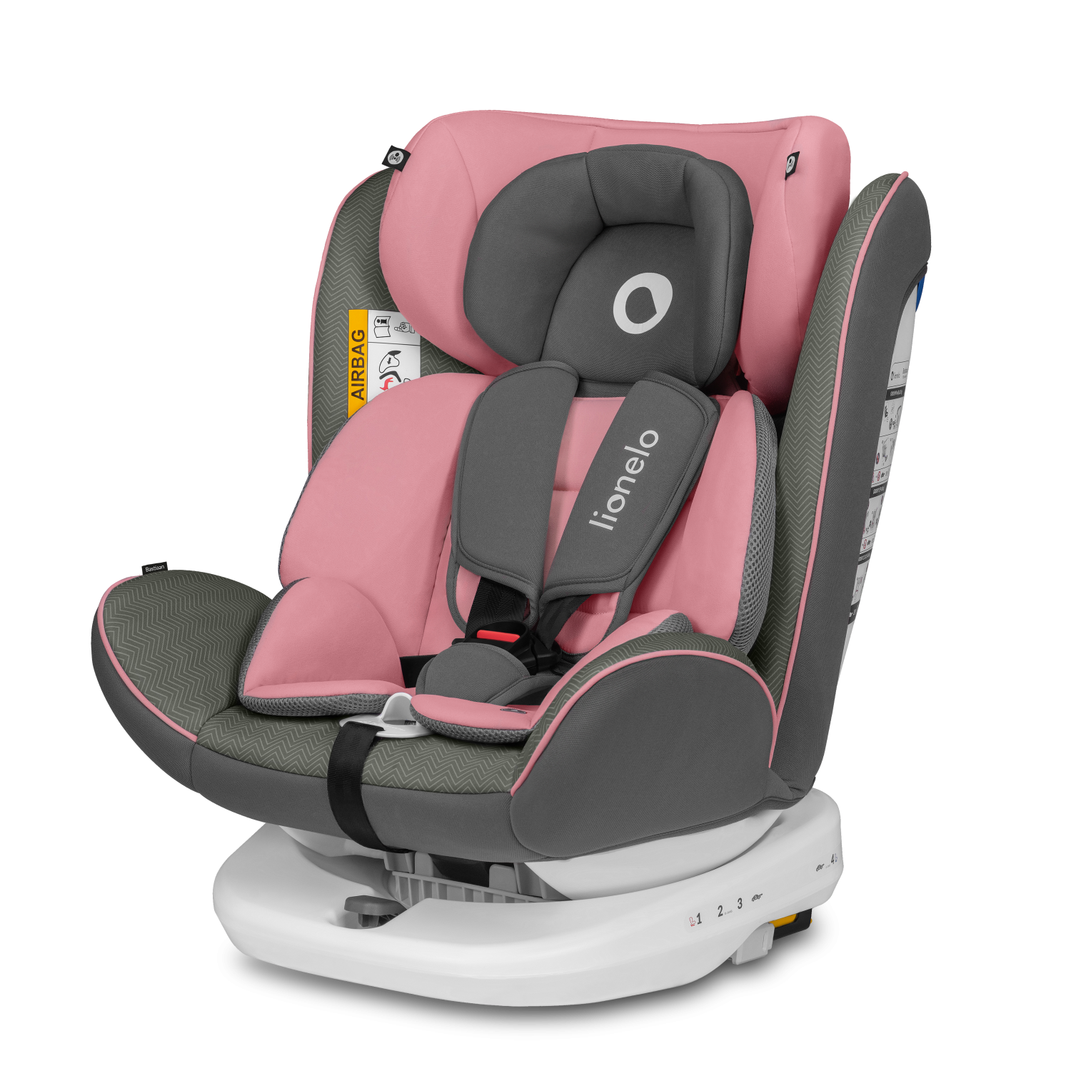 Lionelo Bastiaan Pink Baby — Kindersitz 0-36 kg