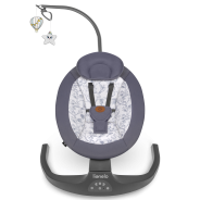 Lionelo Ralf Grey White — Babywippe