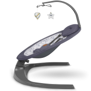 Lionelo Ralf Grey White — Babywippe