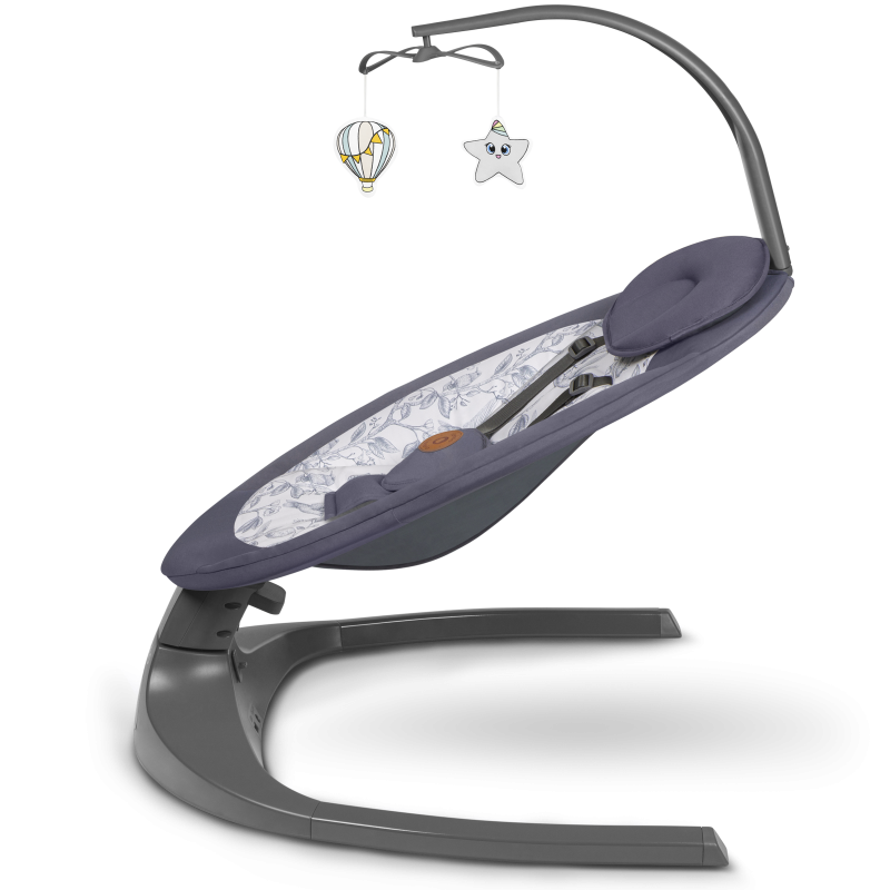 Lionelo Ralf Grey White — Babywippe