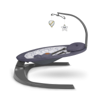 Lionelo Ralf Grey White — Babywippe
