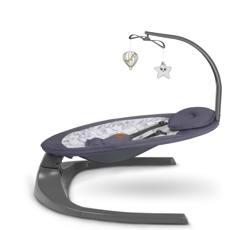 Lionelo Ralf Grey White — Babywippe