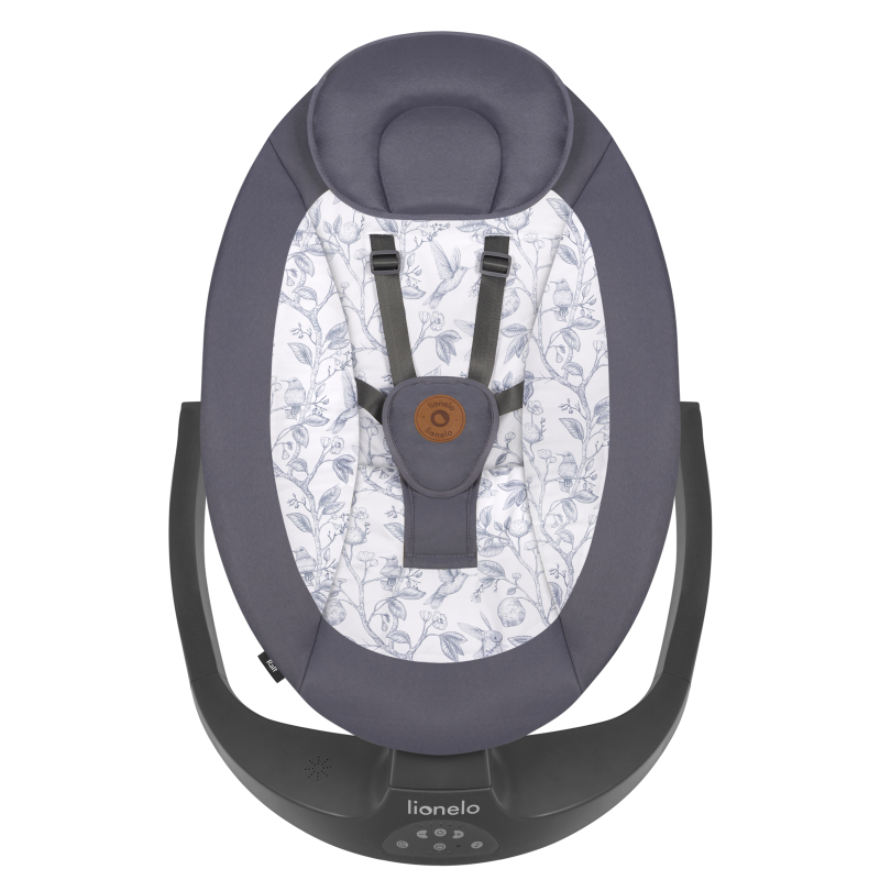 Lionelo Ralf Grey White — Babywippe