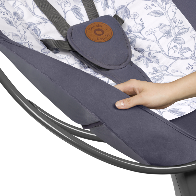 Lionelo Ralf Grey White — Babywippe