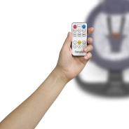 Lionelo Ralf Grey White — Babywippe