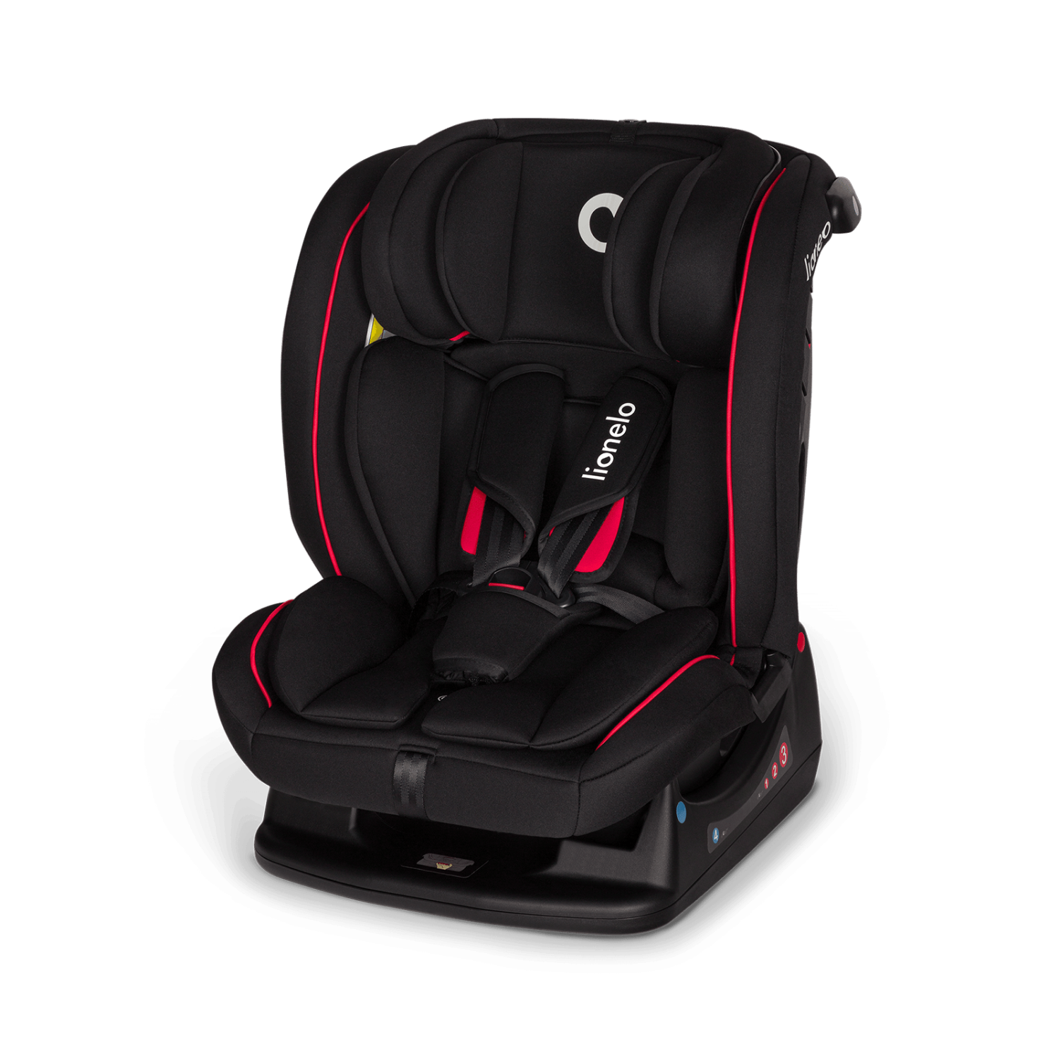 Lionelo Aart Black Carbon Red — Kindersitz 0-36 kg