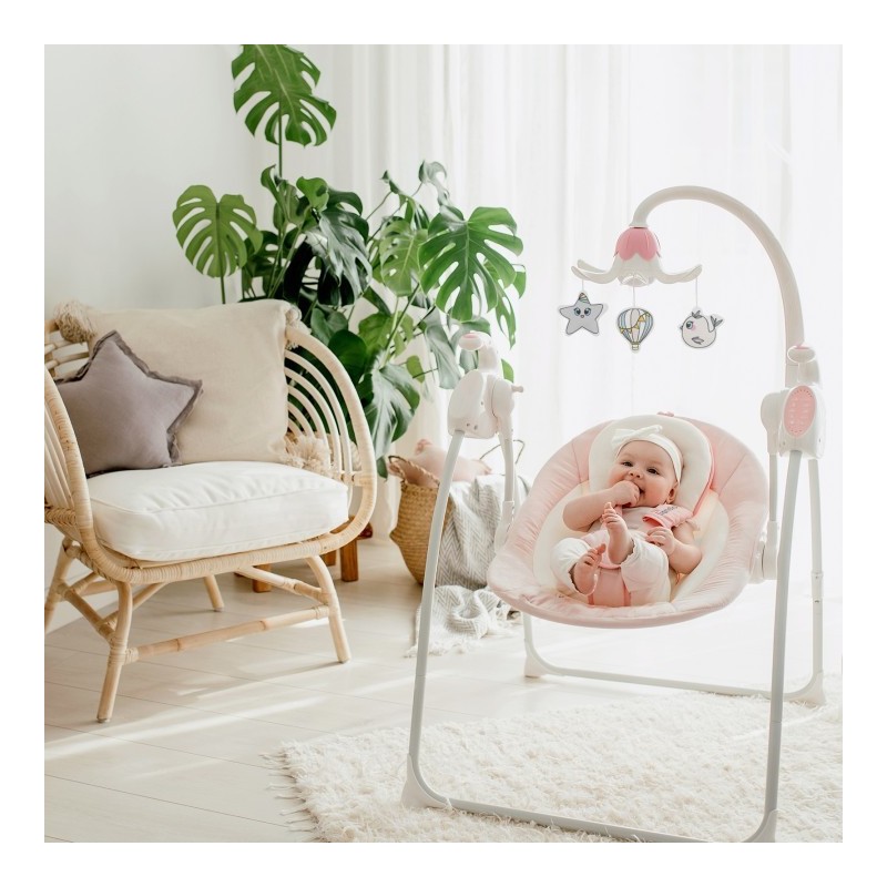 Lionelo Robin Pink — Babywippe