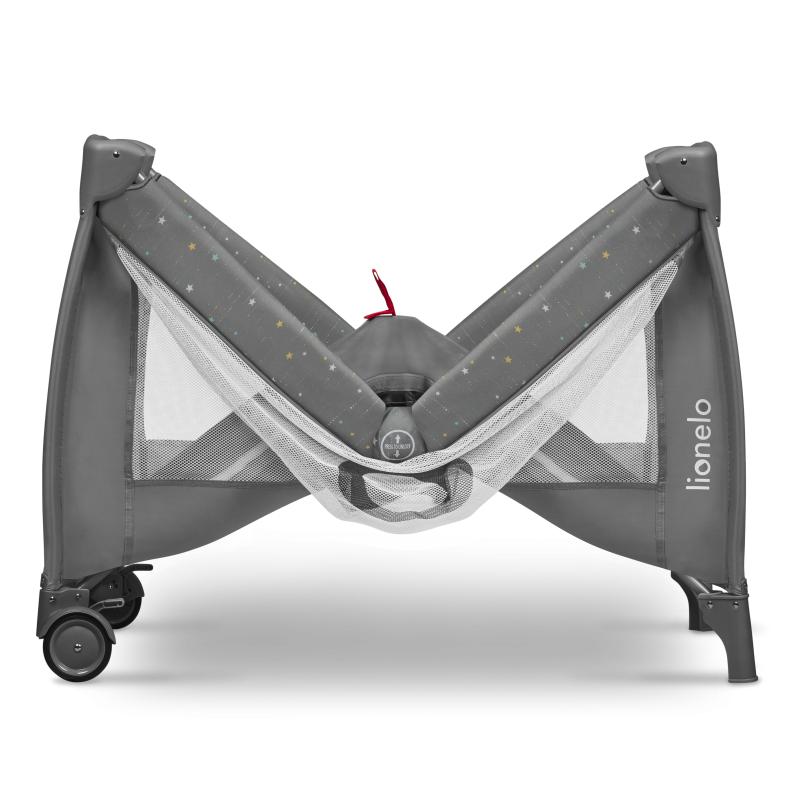 Lionelo Stefi Plus Grey Multicolor — Bettchen 2in1