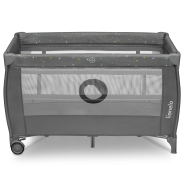 Lionelo Stefi Plus Grey Multicolor — Bettchen 2in1