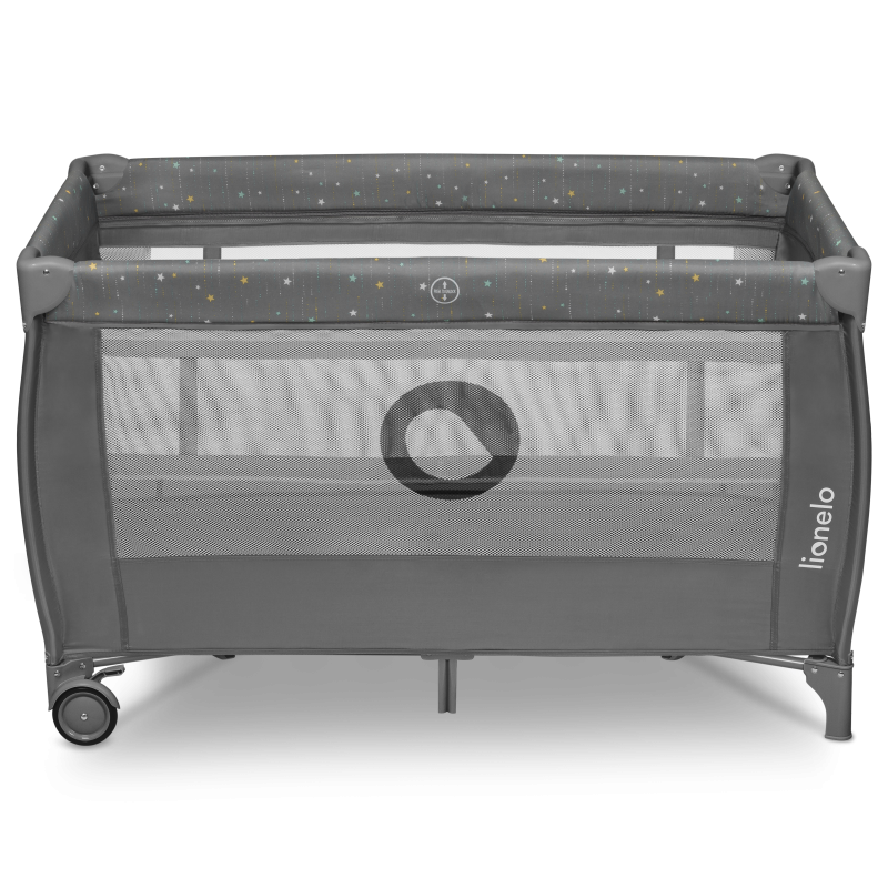 Lionelo Stefi Plus Grey Multicolor — Bettchen 2in1