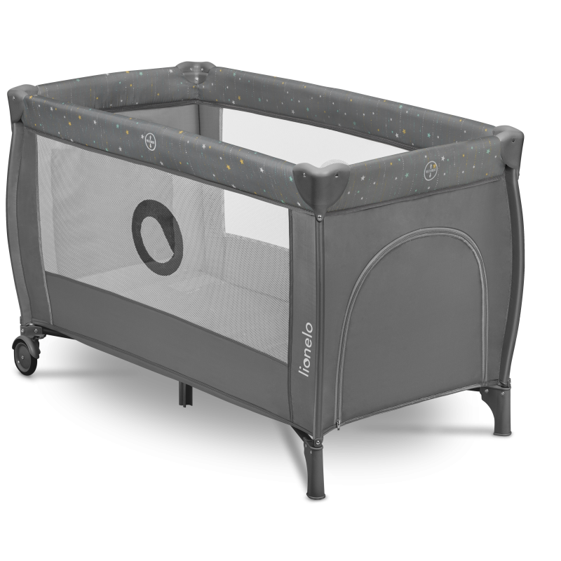 Lionelo Stefi Plus Grey Multicolor — Bettchen 2in1