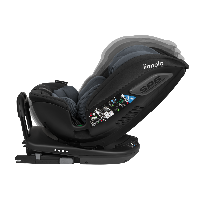 Lionelo Bastiaan RWF i-Size Grey Stone  — Kindersit