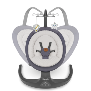 Lionelo Ralf Grey Graphite — Babywippe