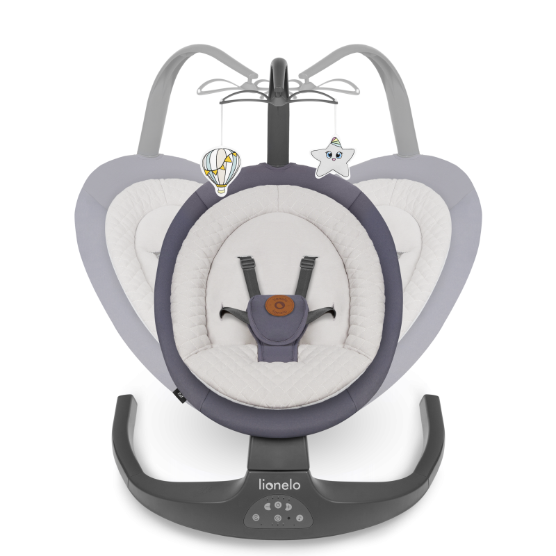 Lionelo Ralf Grey Graphite — Babywippe