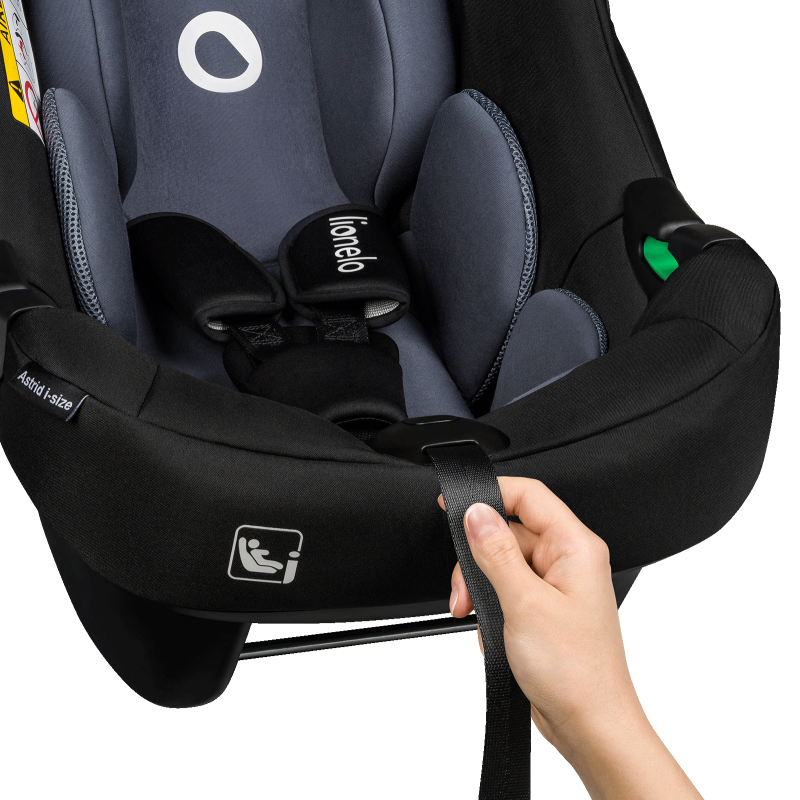 lionelo Astrid i-Size Black Grey — Kindersitz