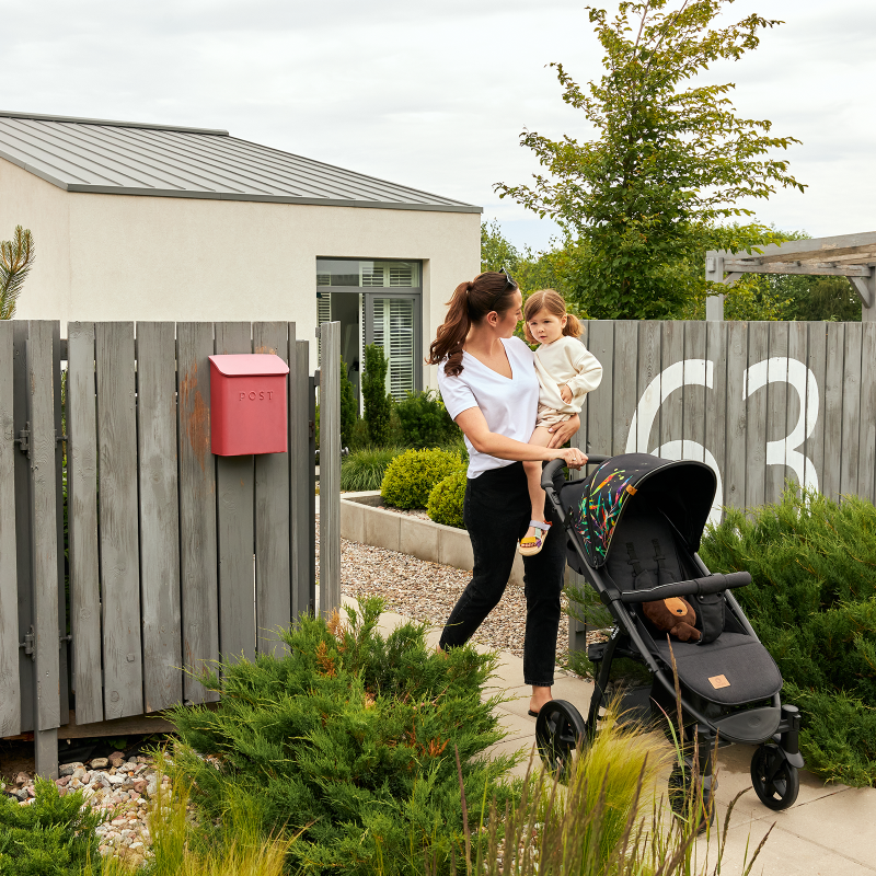 Lionelo Annet Plus Concrete — Buggy