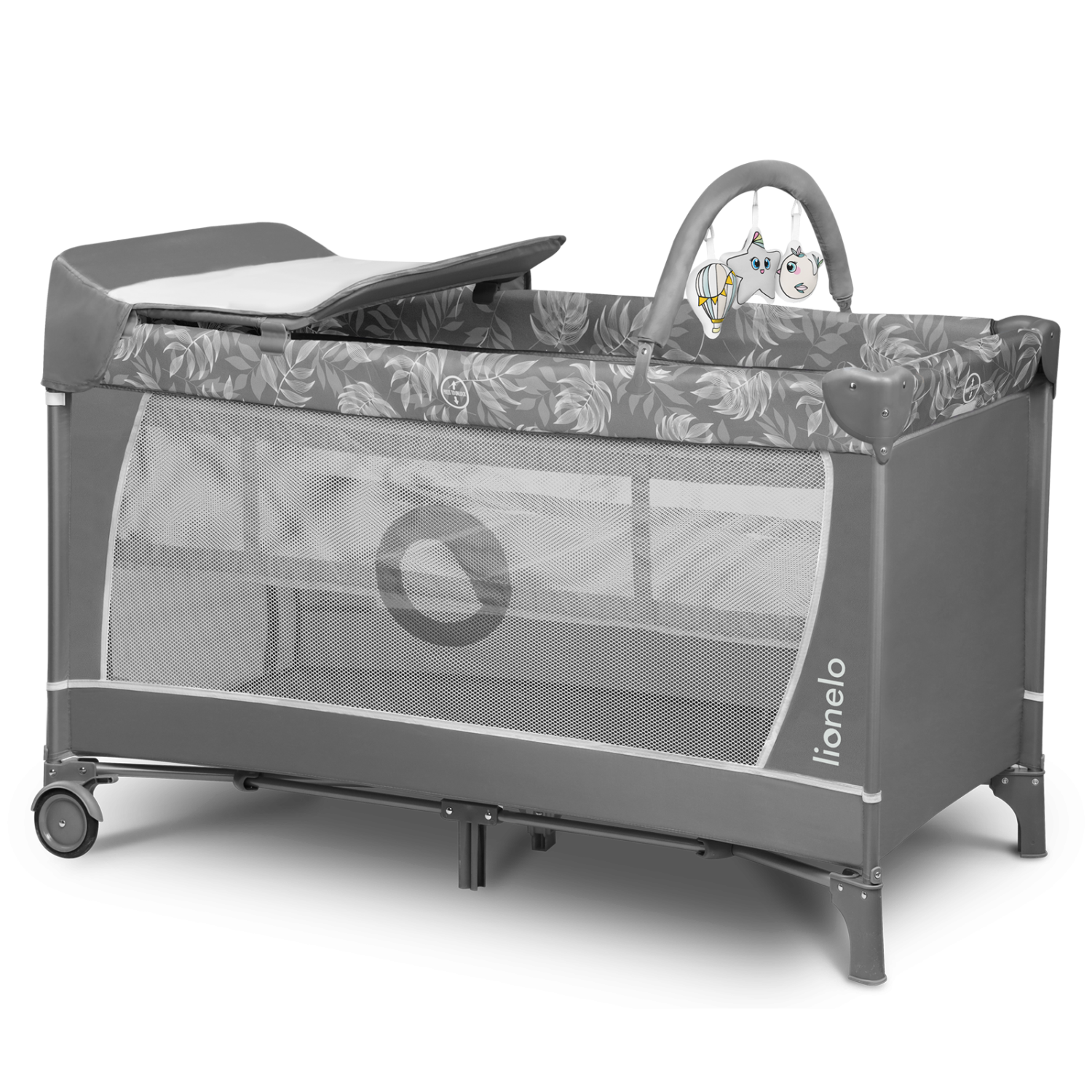 Lionelo Flower Grey Stone — Bettchen 3in1