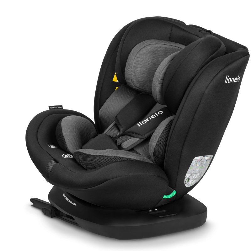 Lionelo Bastiaan i-Size Black Grey —  Kindersitz