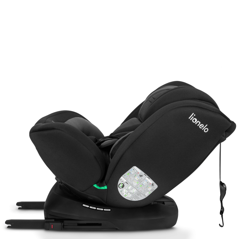 Lionelo Bastiaan i-Size Black Grey —  Kindersitz