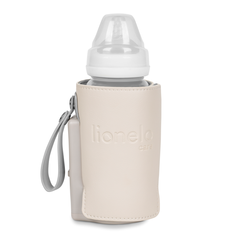 Lionelo Thermup Go Plus Beige Sand — Tragbarer Flaschenwärmer