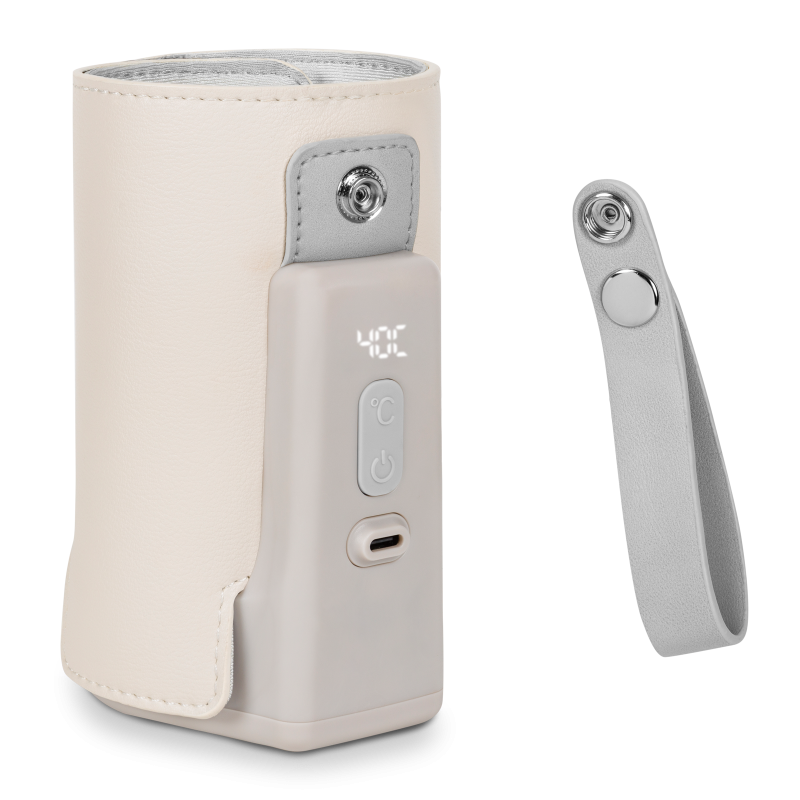 Lionelo Thermup Go Plus Beige Sand — Tragbarer Flaschenwärmer