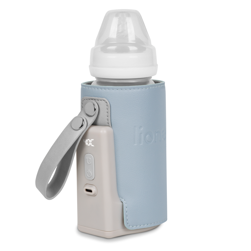Lionelo Thermup Go Plus Blue Sky — Tragbarer Flaschenwärmer