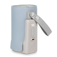 Lionelo Thermup Go Plus Blue Sky — Tragbarer Flaschenwärmer