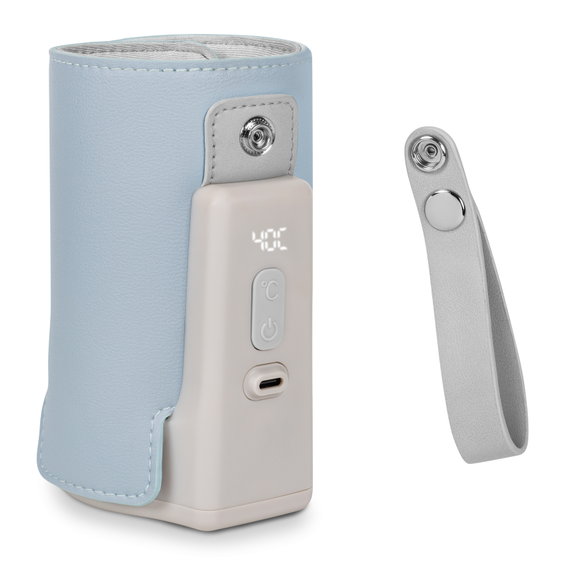 Lionelo Thermup Go Plus Blue Sky — Tragbarer Flaschenwärmer