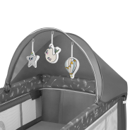 Lionelo Sven Plus Grey Concrete — Bettchen 2in1