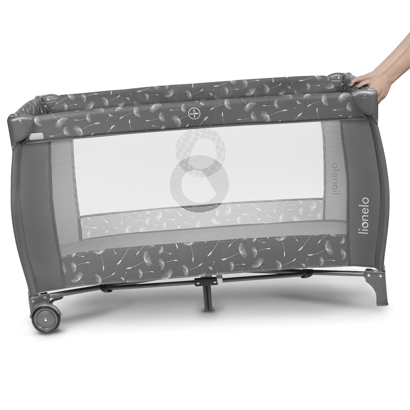 Lionelo Sven Plus Grey Concrete — Bettchen 2in1