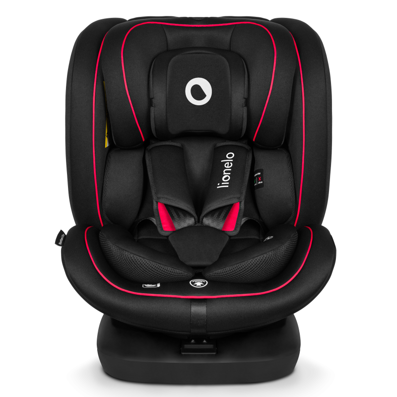 Lionelo Bastiaan i-Size Black Red — Kindersitz
